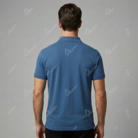 Camisa de Hombre Premium 100% Algodón con Estampado en el Bolsillo, Antiarrugas, Tejido Ligero, Transpirable, Cómoda, Diseño Elegante para Oficina