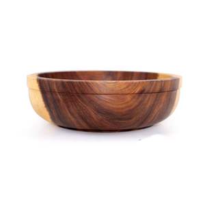 Vente directe d'usine : bols en bois ronds pour salade, fruits, soupes, personnalisables avec logo, en bois de hêtre, pour la décoration, style classique. - Product Image 4