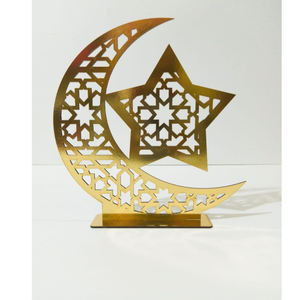 Les décorations métalliques du Ramadan offrent une sensation de qualité supérieure, parfaites pour les occasions spéciales. - Product Image 2