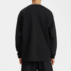 Sweat-shirt à col rond délavé à l'acide pour hommes et femmes, style vintage streetwear, surdimensionné, avec logo personnalisé, fabrication OEM - Product Image 2