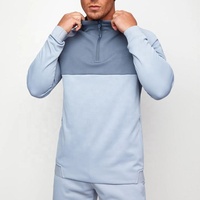 Ensemble de survêtement en polyester coupe-vent à deux pièces uni imprimé avec logo personnalisé pour homme, vêtements de sport d'hiver, taille plus, écologique