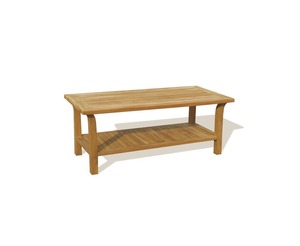 Mesa de Comedor Moderna Minimalista de Madera de Teca Sólida - Muebles Resistentes al Agua, Ecológicos, Hechos a Mano, Duraderos para Interiores/Exteriores, Acabado Natural - Product Image 4