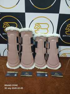 Botas Ecuestres BRAND ZONE de Cuero Patentado para Caballos, Botas Protectoras para Tendones con Neopreno de 8MM y Piel Sintética, Duraderas y Cómodas - Product Image 2