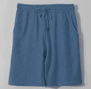 Shorts décontractés pour hommes 2026 avec logo personnalisé, coupe oversize, 100 % coton pur, excellente qualité - Product Image 5