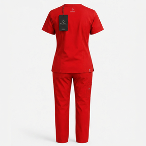 Conjuntos de Uniformes Médicos Transpirables de Spandex/Poliéster de Secado Rápido, Pantalones Jogger, MOQ Bajo, Mejores Uniformes Médicos de Enfermería Unisex de Punto - Product Image 2
