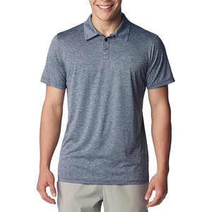 Chemise d'uniforme d'entreprise en tricot poly-spandex pour homme, personnalisée et brodée, de performance supérieure, style polo - Product Image 1