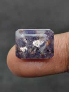Iolite naturelle à facettes, pierre précieuse de sunstone rouge sang, qualité supérieure pour la fabrication de bijoux, pierre d'iolite en vrac - Product Image 3
