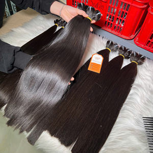 Prix de gros usine extensions de cheveux de trame cheveux humains droits vietnamiens 8 pouces étirés directement du fabricant - Product Image 4