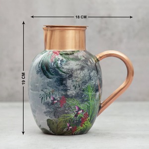 Elegante Jarra de Cobre con Diseño Impreso para Mantener el Agua Saludable, Compre Directamente del Proveedor a Precio de Fábrica - Product Image 5