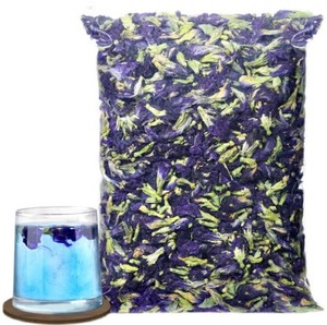 Té Azul Mágico, Té Azul a Púrpura, Flor Seca Azul Vibrante, Ingrediente para Cócteles que Cambia de Color, Guisante Azul Seco para Bebidas - Product Image 1