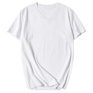T-shirt en coton 100% tricoté imprimé de haute qualité, manches courtes, coupe ample, respirant, décontracté, pour l'été, logo personnalisé, 200 grammes - Product Image 2