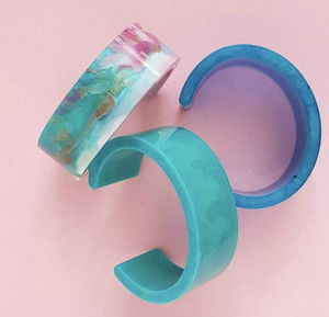 Nouveau Bracelet Vintage Coloré en Résine avec Breloques pour Femme, Bijou en Acrylique, Bracelet en Plastique pour Filles - Product Image 1