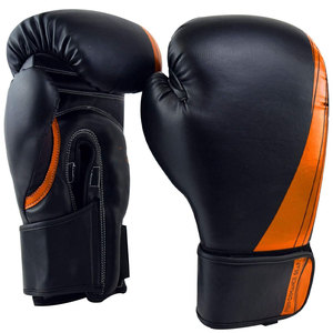 Gants de boxe en cuir bleu avec fermeture auto-agrippante, imperméables, protection UV, unisexe pour adultes de 14 ans et plus - Product Image 3