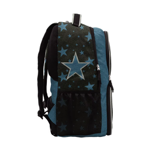 Sac à dos de cheerleader durable avec finition scintillante, compartiment à chaussures séparé, poches d'organisation et coutures robustes pour la gym et les voyages - Product Image 4