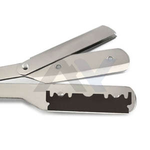 Navajas de Afeitar Premium para Barbería, Mango de Madera Sólida, Diseño de 3 Orificios, Acero Inoxidable, Uso Profesional, Proveedor de Marca OEM/ODM - Product Image 5