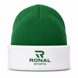 Gorro Deportivo de Invierno RONAL SPORTS, Lana/Algodón, Transpirable e Impermeable, Diseño a Rayas, 48-50cm, Casual, Cálido, para Adultos - Product Image 1