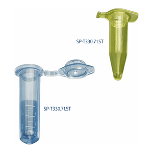 Tubo de microcentrífuga de PP de baja retención de 1.5 ml con tapa a presión, estéril, para muestras de laboratorio - Product Image 1