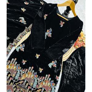Designer Silk Salwar Kameez Elegant Party Wear <b>Top</b> Bottom and Fancy Dupatta - Product Image 1