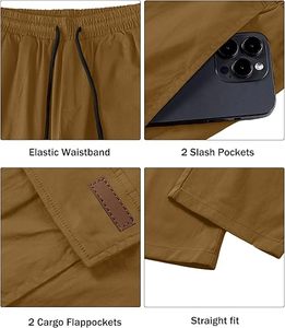 <b>Classic</b> Cargo Pants for Men Outdoor Multi Pocket Durable Trousers - Product Image 5