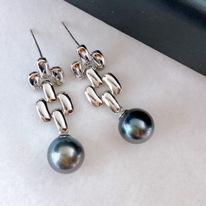 Pendientes de Araña de Oro de 14K con Borla Larga, Perla de Agua Dulce Natural, Estilo Barroco Retro, Moda de Alta Gama, Temperamento Retro - Product Image 2