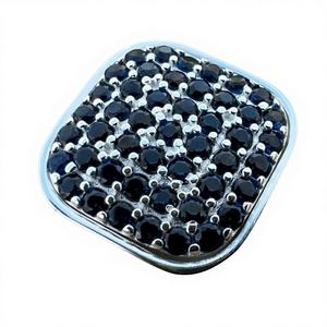 Black & White Moissanite Diamond Ring 925 Sterling Silver Moissanite Customized <b>Engagements</b> Ring & Other Diamond Jewelry - Product Image 3