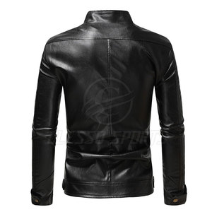 Chaqueta de Cuero para Hombre, Estilo Moderno, Ajustada, Vintage, Cómoda, Chaqueta de Cuero para Hombre - Product Image 2