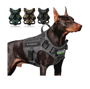 Arnés Táctico Resistente BURAQ para Perros, Chaleco de Entrenamiento Ajustable Antitirones con Asa, Nailon Reflectante para Perros Medianos/Grandes - Product Image 2