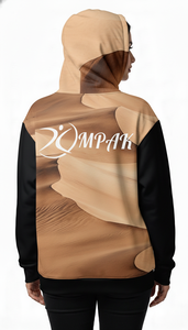 Sweat à capuche unisexe surdimensionné de style streetwear d'hiver contemporain avec broderie et impression par sublimation intégrale - Product Image 3