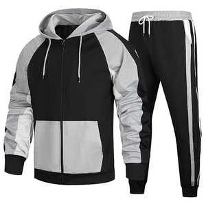 Conjunto Deportivo de Algodón para Hombre, Sudadera con Capucha y Pantalones Deportivos, Ropa Casual para Correr, Uso Diario Cómodo - Product Image 3