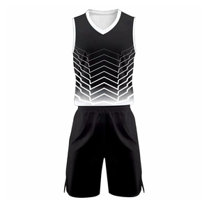 Unique Design Breathable Summer Sleeveless V-neck Basketball Uniform Quick Dry High Quality Custom Team Name Sports Wear - Product Image 3