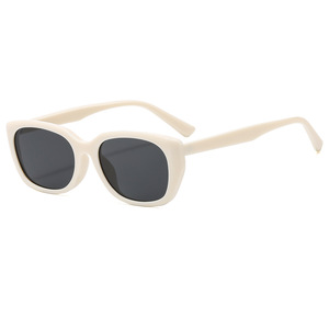 Retro Square European and American High End Soft Pink Sunglasses Square Round <b>Face</b> Sunglasses for Women - Product Image 5