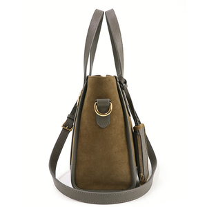 Nuevo Bolso de Mano para Mujer, Textura de Gamuza, Cuero PU, Viene con Cartera, Bolso de Marca de Diseñador - Product Image 4