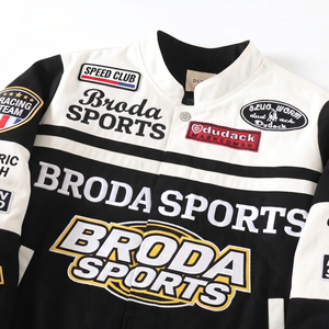 Blouson Bomber de Course Personnalisé OEM avec Logo Brodé en Coton Épais, Respirant, Été/Hiver, Streetwear Motorsport du Pakistan - Product Image 5