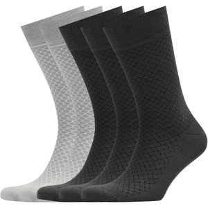 Calcetines de Trabajo Color Borgoña Sólido, 100% Algodón, Transpirables, Tejidos, para Adultos, Uso Casual, Temporada de Otoño, Grosor Estándar - Product Image 5