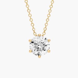 <b>Wire</b> <b>Basket</b> Lab-Grown Diamond Pendant In White Gold - Product Image 3