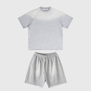 Summer Men's Two Piece Set Casual <b>T</b>-<b>Shirt</b> and Shorts Set Men's Sports Suit Fashion Short Sleeve - Product Image 4