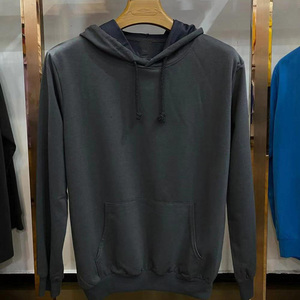 Sudadera con Capucha Personalizada para Hombre, 100% Algodón, Felpa Francesa, Impresión por Sublimación, Color Sólido Informal, Corte Regular, Ropa de Otoño - Product Image 2