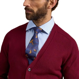 Cárdigan de lana transpirable de manga larga de alta calidad para hombre, diseño personalizado, suéteres y cárdigans de invierno para hombre en venta - Product Image 4