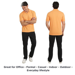 Camisa para Hombre con Estampado Náutico Naranja, Clásica de Manga Corta, Informal, de Algodón Jersey, con Estampado Digital - Product Image 3