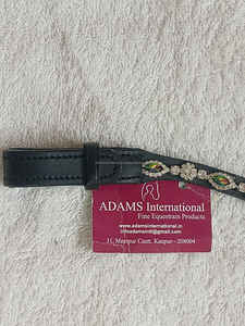 100% hecho a mano cuero de caballo genuino ecuestre ceja banda doma cuero ceja banda mayorista - Product Image 3