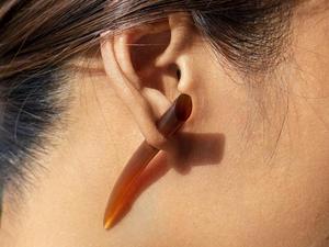Elegantes Pendientes de Cuerno de Búfalo, Ecológicos, Hechos a Mano, Modernos, Ligeros, Artesanales, Joyería para Bodas - Product Image 5
