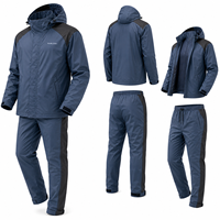 Conjunto Deportivo de Dos Piezas con Capucha y Etiqueta Tejida Personalizada, Unisex, Tejido Softshell Impermeable, Cintura Elástica, Pantalones Deportivos Ligeros