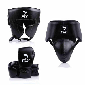 Conjunto de Equipo de Boxeo para Entrenamiento y Sparring con Guantes de Protección, Protector de Cabeza y Protector Inguinal para Atletas - Product Image 2