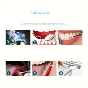 Kit d'hygiène dentaire BAFA : Cure-dents, gratte-dents, pince à tartre et miroir buccal en acier inoxydable - Product Image 6