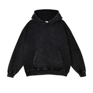 เสื้อฮู้ดโอเวอร์ไซส์แบบยูนิเซ็กซ์ สีชมพูล้วน ผ้าฟลีซ สวมใส่สบายๆ สำหรับฤดูใบไม้ร่วง ทรงปกติ ดีไซน์กระเป๋าแบบถัก - Product Image 1
