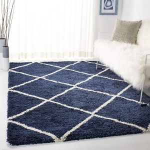 Gran oferta, alfombras peludas de poliéster de diseño moderno personalizado, alfombras peludas de poliéster de seda de pila alta de 10mm de espesor, alfombras peludas - Product Image 2