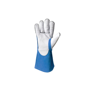 Gants de soudage en cuir de vache de 16 pouces, résistants à la chaleur, ignifuges, respirants, confortables, anti-éclaboussures, protection contre les éclaboussures de métal fondu - Product Image 3