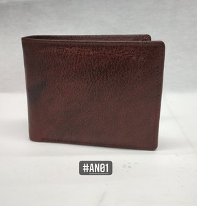 <b>Men</b> Genuine Leather <b>RFID</b> Blocking Card Holder Coin Purses <b>Wallet</b> Custom Logo Available Cheap Low MOQ Wholesale Rate Free Sample - Product Image 4