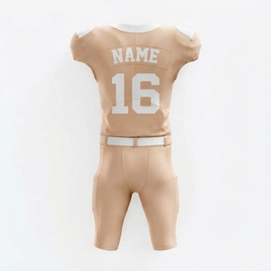 Uniforme de football américain sur mesure de haute qualité OEM, taille plus, prix d'usine, vente en ligne, uniforme de football américain - Product Image 5
