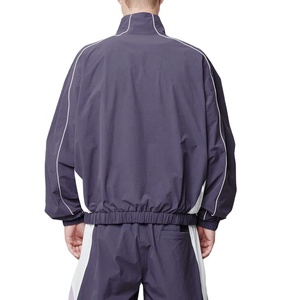 Windbreaker <b>Jacket</b> Custom 100% Nylon Plus Size Stand <b>Lightweight</b> Zipper Nylon Crnikle Windproof Windbreaker <b>Jacket</b> - Product Image 4